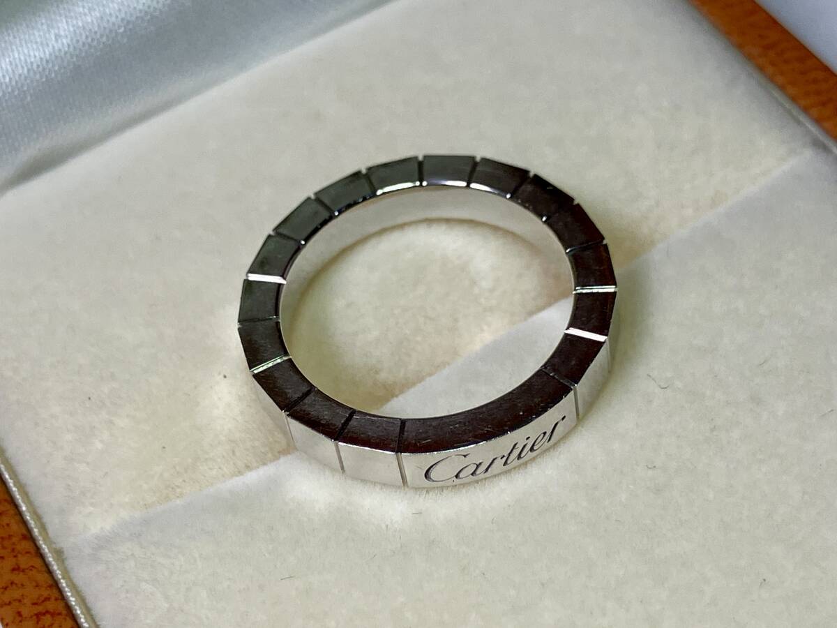 カルティエ750wg ラ二エールリング 6g 48 (8号)_画像5