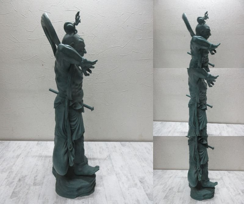  большой .. сосна ... медный золотой Gou сила . изображение .. один на . форма . форма bronze изображение высота примерно 60cm буддизм изобразительное искусство [ звезда видеть ]