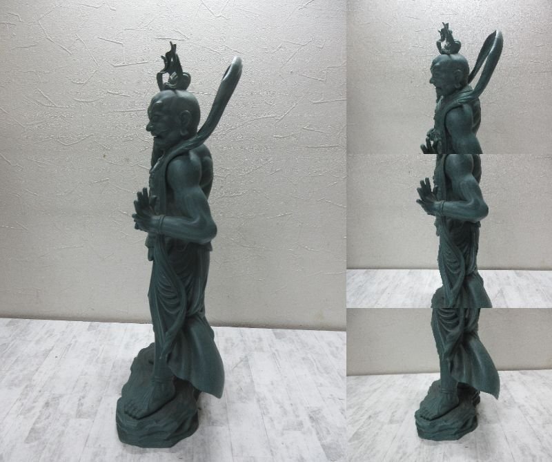  большой .. сосна ... медный золотой Gou сила . изображение .. один на . форма . форма bronze изображение высота примерно 60cm буддизм изобразительное искусство [ звезда видеть ]