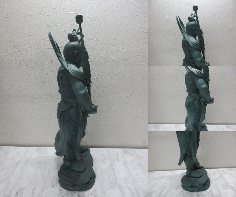  большой .. сосна ... медный золотой Gou сила . изображение .. один на . форма . форма bronze изображение высота примерно 60cm буддизм изобразительное искусство [ звезда видеть ]