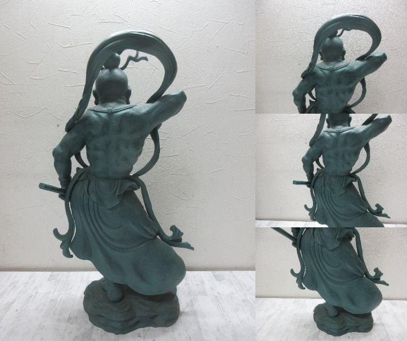  большой .. сосна ... медный золотой Gou сила . изображение .. один на . форма . форма bronze изображение высота примерно 60cm буддизм изобразительное искусство [ звезда видеть ]