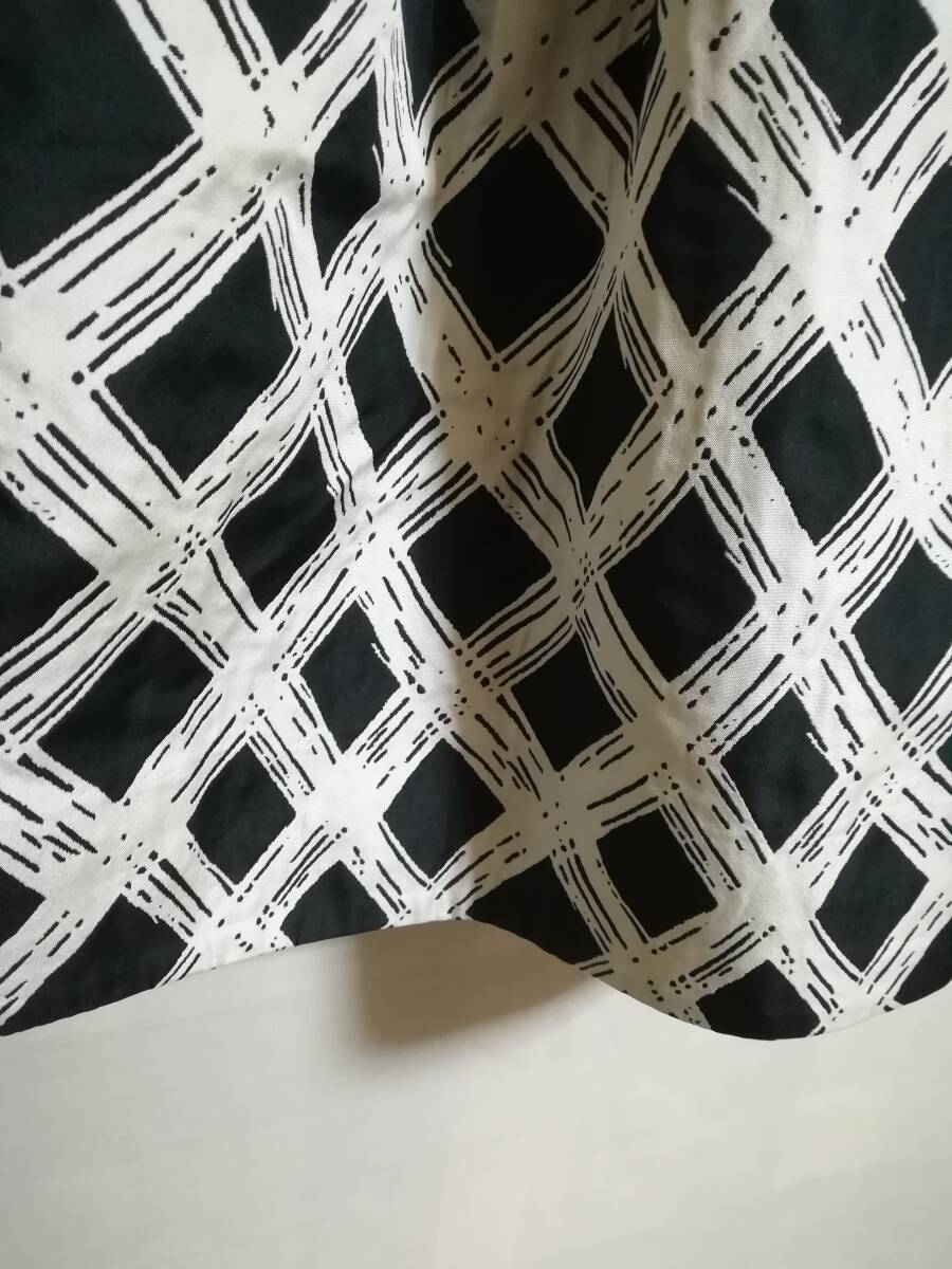 新品 ANAYI 岡部あゆみさん着用 チェックジャガードローギャザー スカート サイズ36_画像6