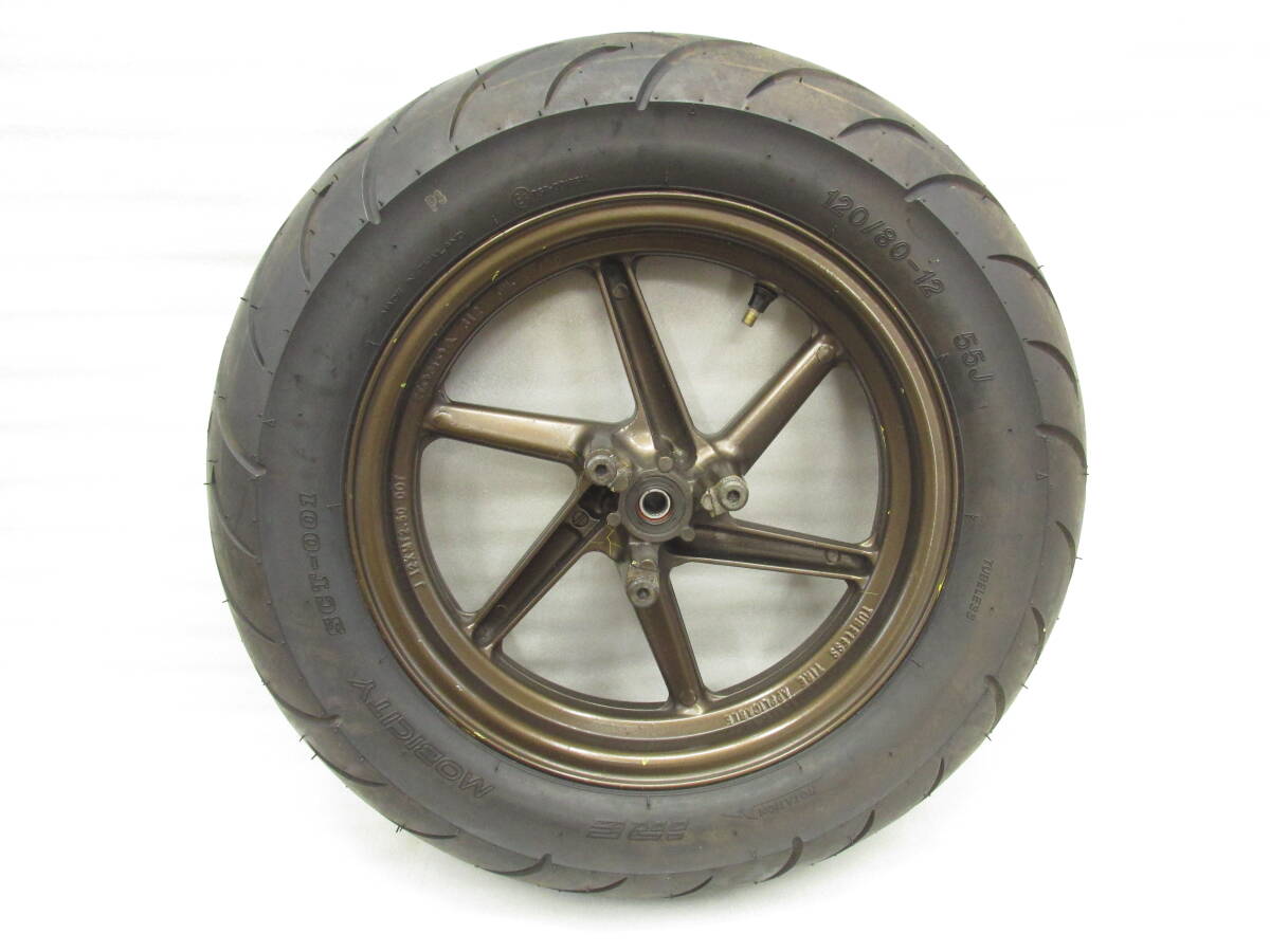 ● エイプ50 ● Fディスク化用 フロントホイールセット  AF10_画像1