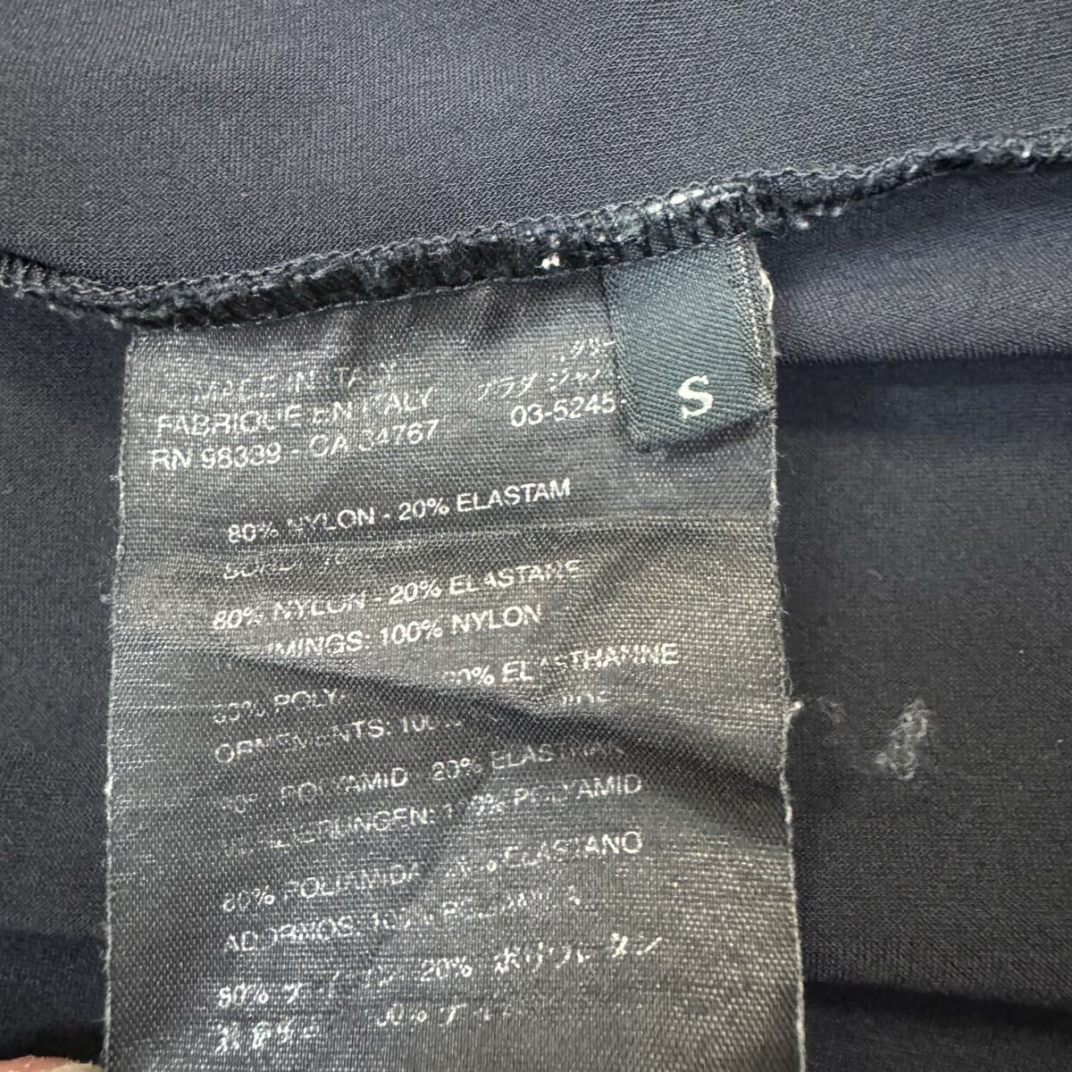 148『美品・最高峰』 PRADA プラダ メンズ ナイロン トラックジャケット ブルゾン ジャージー ジップアップ ネイビー M相当の画像7