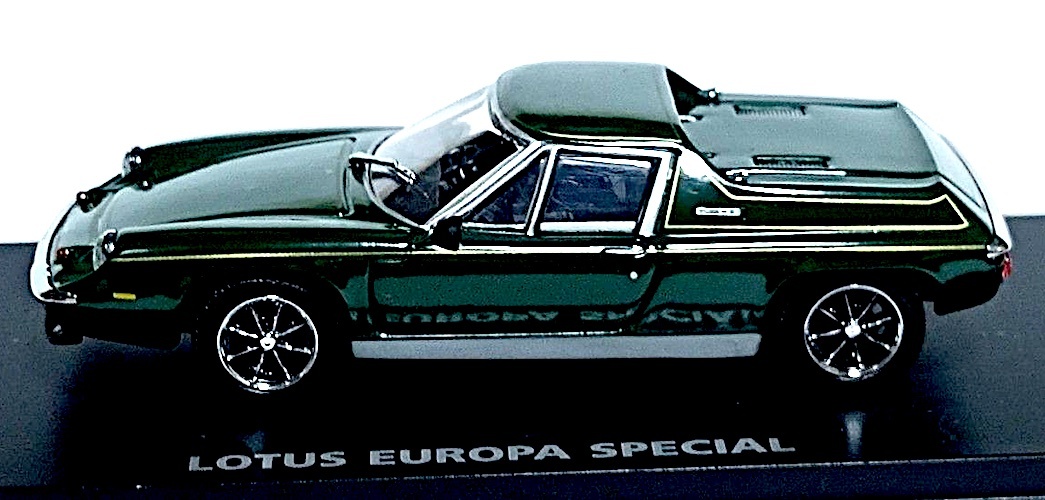 Ж 京商 1/43 ロータス ヨーロッパ スペシャル ブリティシュグリーン 箱無 Ж Kyosho LOTUS EUROPA SPECIAL British Green Ж Aston Jaguar_画像1