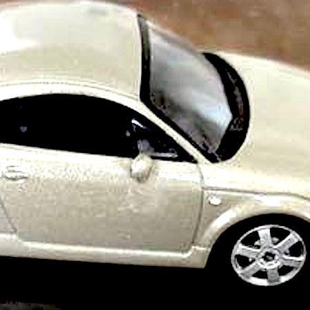 Ж 初代 右ミラー補修 箱無 Ж MINICHAMPS ミニチャンプス 1/43 Audi アウディ TT Coupe クーペ 8N 1998 Gold ゴールド Ж Quattro R8 TTS_画像9