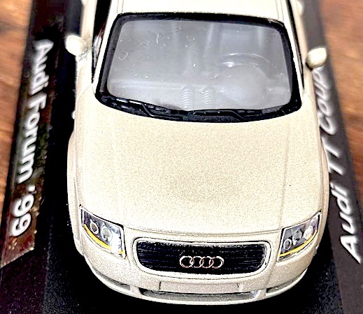 Ж 初代 右ミラー補修 箱無 Ж MINICHAMPS ミニチャンプス 1/43 Audi アウディ TT Coupe クーペ 8N 1998 Gold ゴールド Ж Quattro R8 TTS_画像6