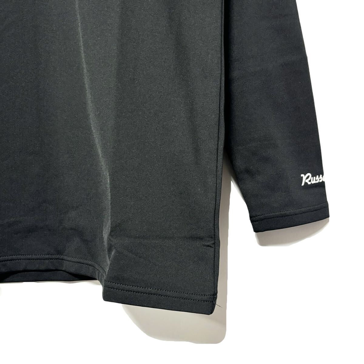 新品 ラッセルノ ゴルフ 裏起毛 ロングスリーブ モックネック