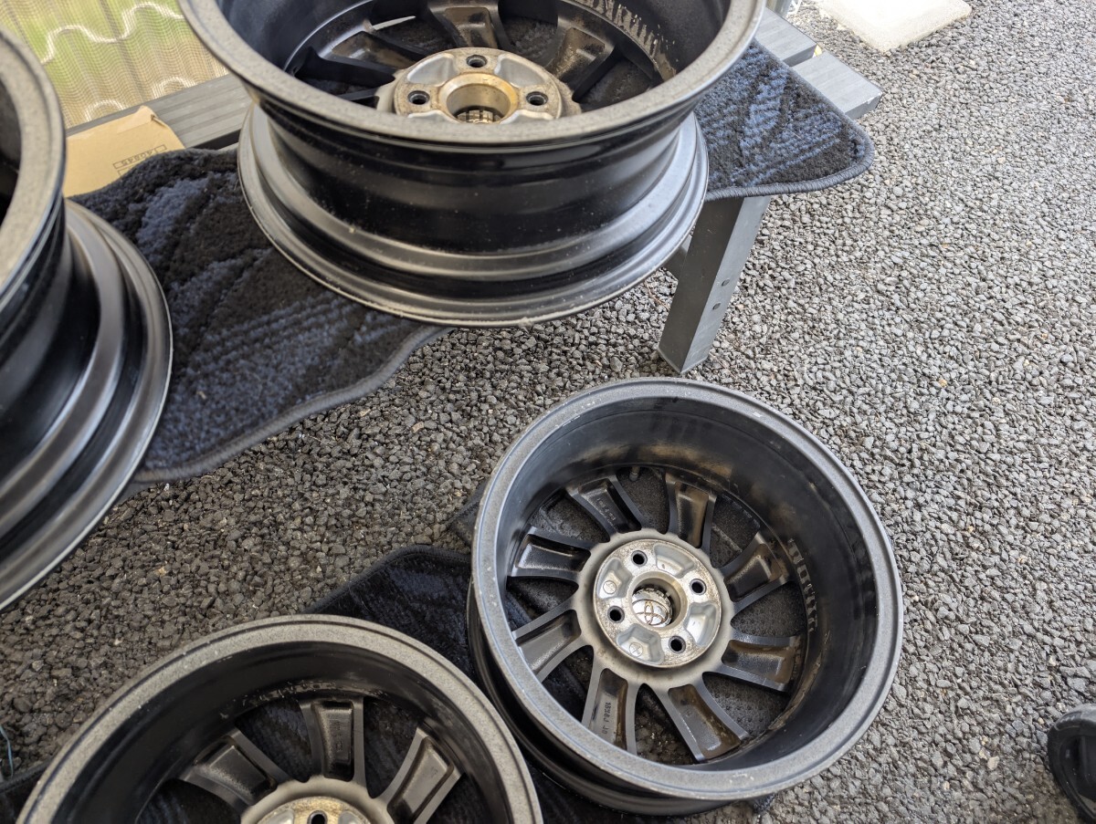 希少? トヨタ bB QNC 煌 純正 ハイグロスホイール ハイグロス PCD 100 15×6J +40 ハブ径54mm_画像8