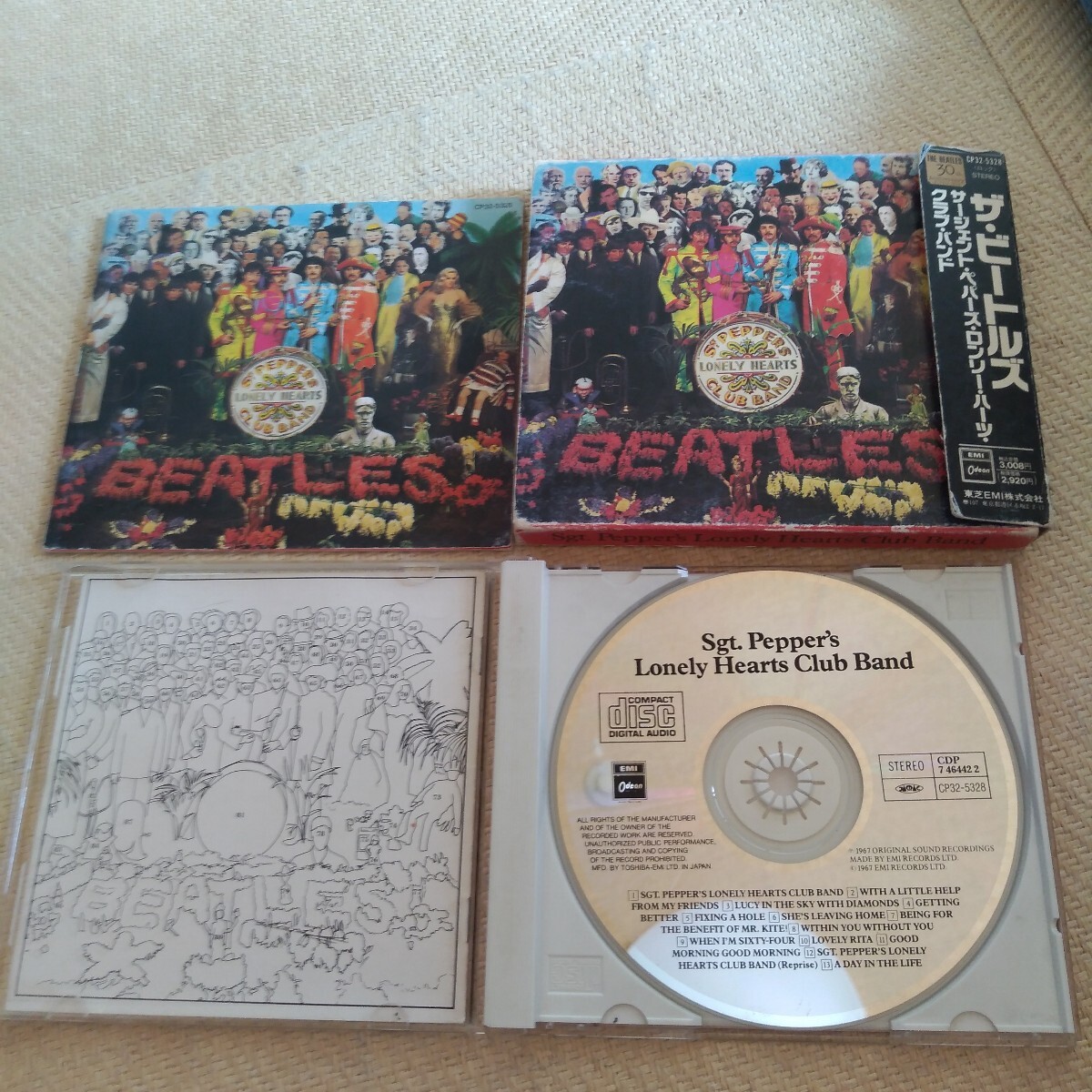 CD THE BEATLES サージェント・ペパーズ・ロンリー・ハーツ・クラブ・バンド 国内盤 スリーブケース ビートルズ CP32-5328_画像3