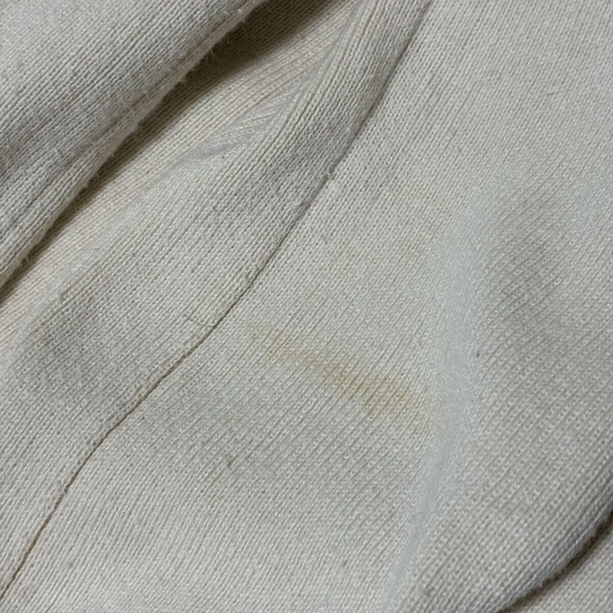 【即決】ローリーズファーム ニットポロワンピース 襟付　パフスリーブ　ロングワンピース　オフホワイト 長袖_画像10