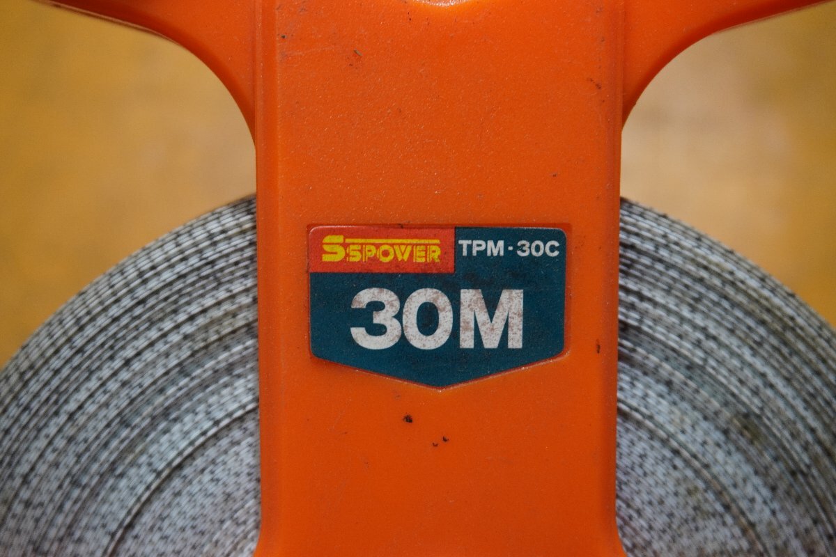[SSPOWER] рулетка #TPM-30C#30m# лента ширина 13mm# б/у 