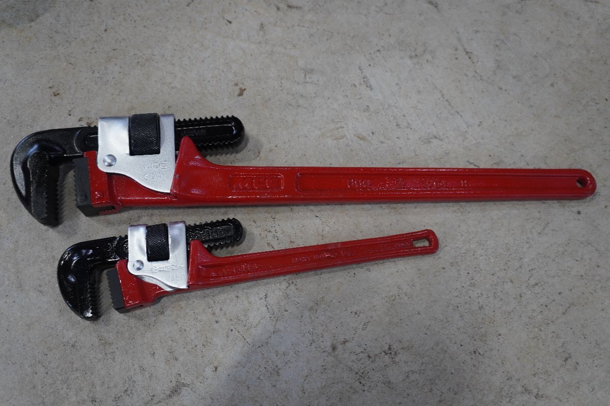 [MCC] разводной ключ # пирог Len #350mm/600mm#2 шт. комплект # покрашен # б/у 