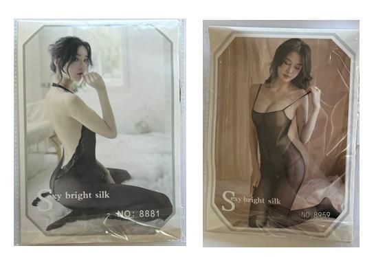 B53お買得な2點(diǎn)セット）ボディストッキング 全身網(wǎng)タイツ オープンクロッチ