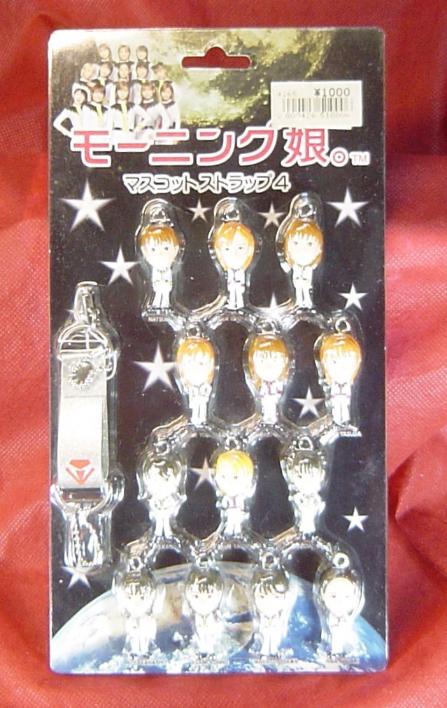 29A72-01. 昭和アイドル　モーニング娘　彩色済み　フィギュア　12体　全高3ｃｍ位　ストラップ　未開封　辻希美　矢口真里　中澤裕子_画像1