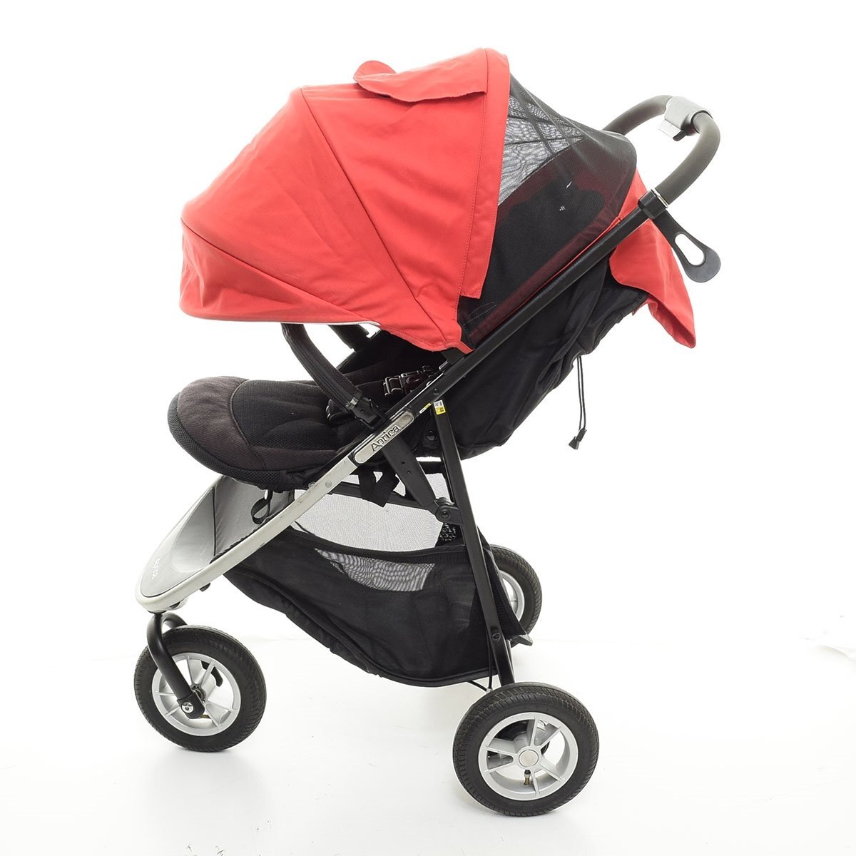 ○520908 Aprica アップリカ 3輪ベビーカー スムーヴAB 92745 除菌メンテナンス シート類洗濯済_画像2