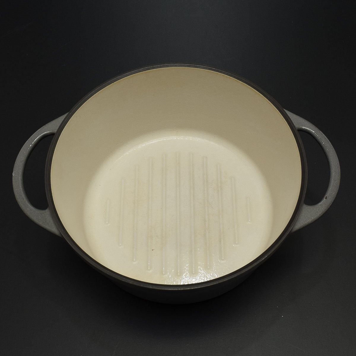 *562793 VERMICULAR балка Miki .la печь pot раунд нет вода кастрюля 22cm жемчуг серый нет вода сигнал low кастрюля с двумя ручками