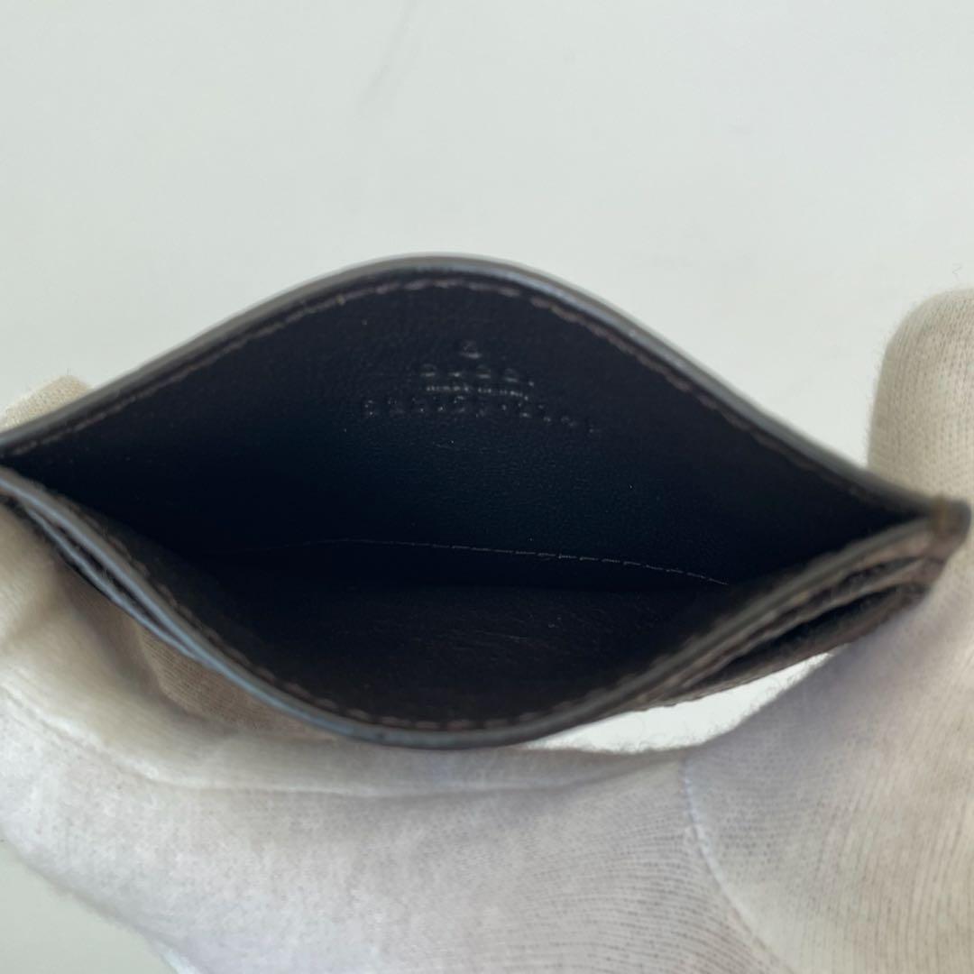 【未使用★箱付き】GUCCI グッチ カードケース 名刺入れ オフィディア シェリーライン GG柄 ベージュ ブラウン _画像8