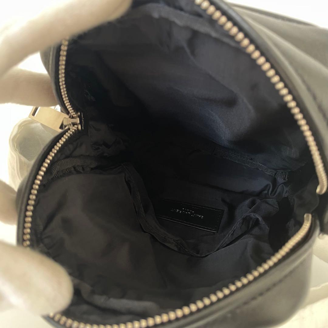 【未使用】サンローラン シティ ショルダーバッグ レザー 黒 バッグ ワンショルダー 肩掛け 斜め掛け レザー 本革 ラムスキン ブラック_画像7