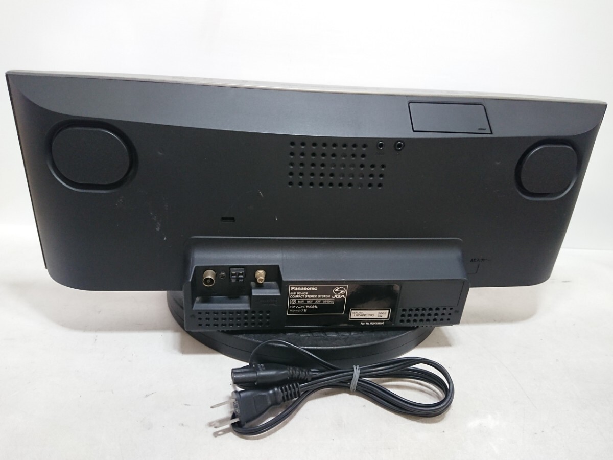 管理1042 Panasonic パナソニック コンパクトステレオシステム D-dock SC-HC4 CD/ipod/AUX 09年製 汚れあり 動作確認済み ジャンク_画像6
