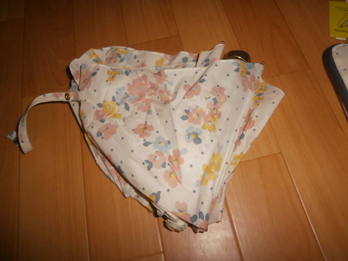 即決★新品★折り畳み傘★雨傘　日傘　両方使えます★花柄　①★親骨長さ50センチ★かさ★レディース女児女の子小学生中学生高校生大学生_画像5