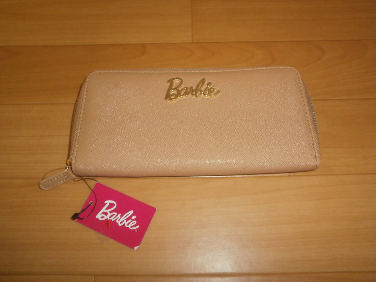 即決★新品★Barbie バービー 長財布★ベージュ★②★★№3568105  20×10センチ★レディース小学生中学生高校生大学生_画像1