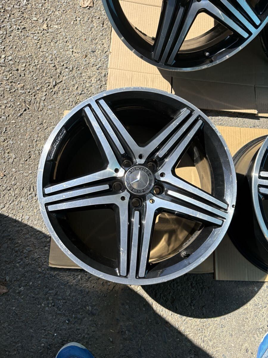【送料8000円】【4本】AMG 純正　ベンツ　Aクラス　W176 純正　アルミ　ホイール　１８×８Ｊ　５穴　１１２　＋４８　【即決】_画像3