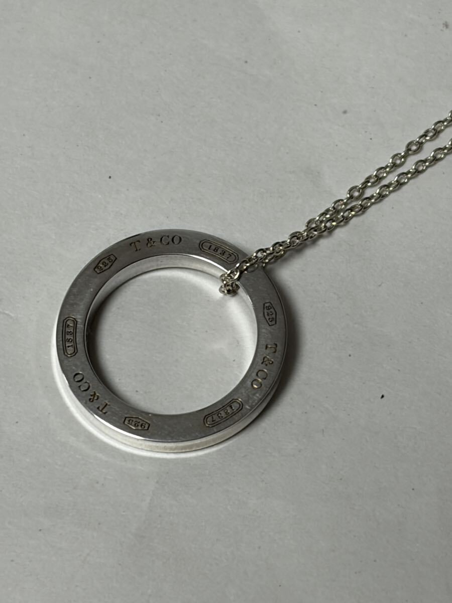 ティファニー 1837 サークル ネックレス シルバー AG925_画像1