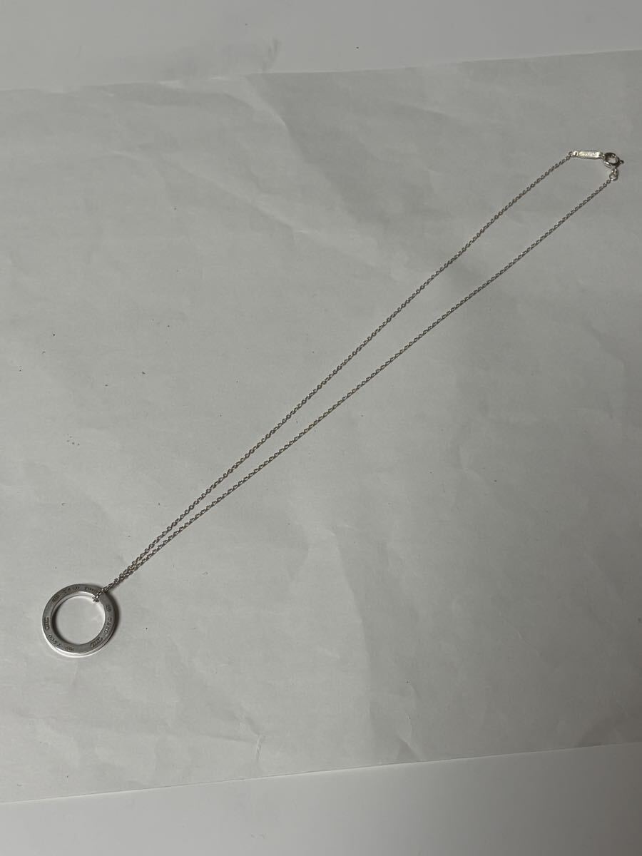 ティファニー 1837 サークル ネックレス シルバー AG925_画像2