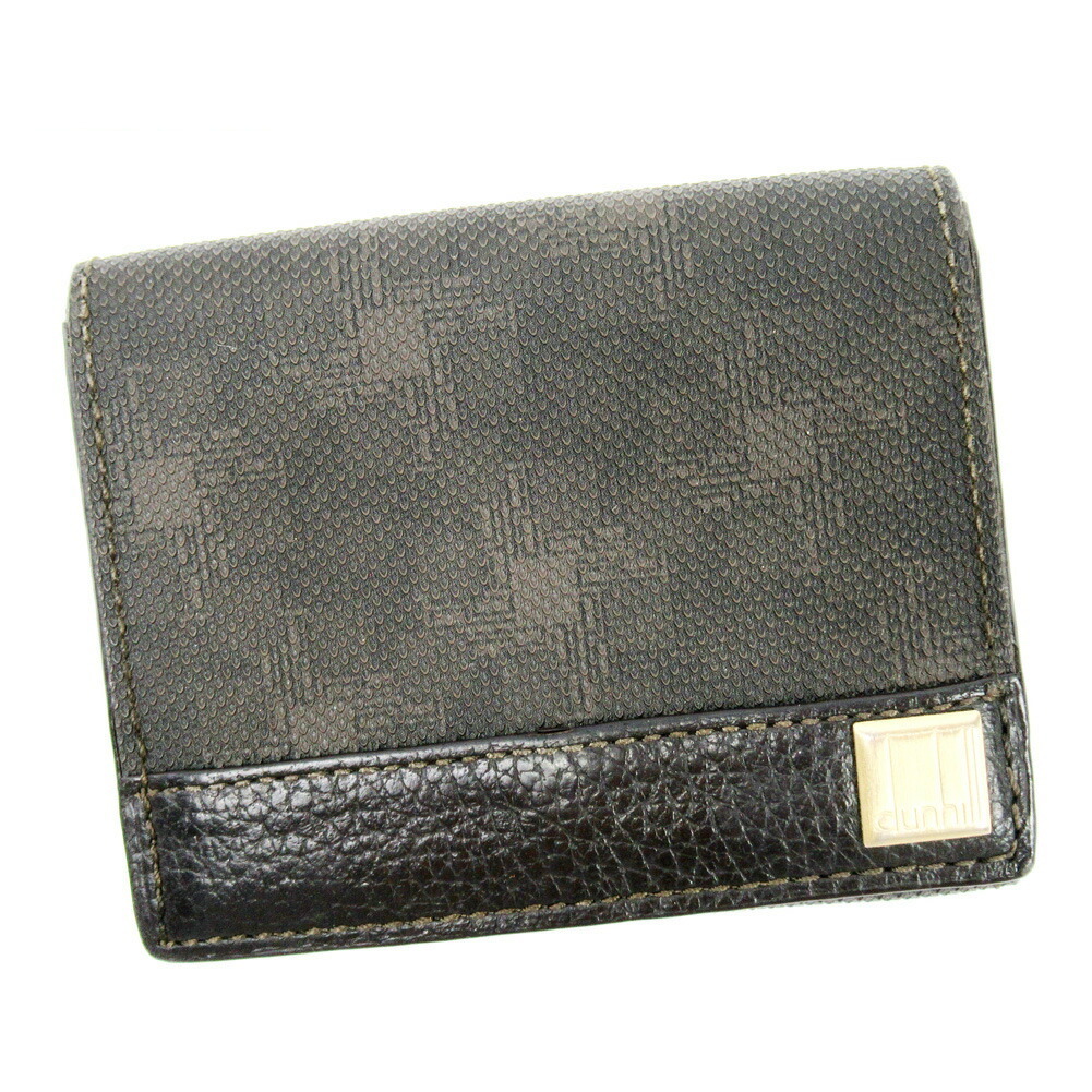【30%OFFクーポン】ダンヒル Dunhill コインケース ブラウン レディース 中古_画像1