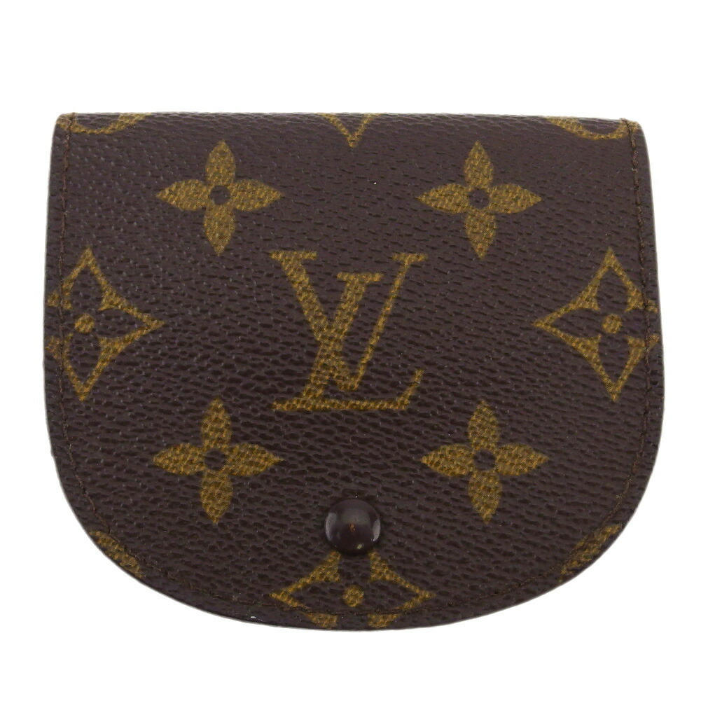 【30%OFFクーポン】ルイ・ヴィトン LOUIS VUITTON コインケース モノグラム ポルトモネグセ ブラウン ベージュ レディース 中古_画像1