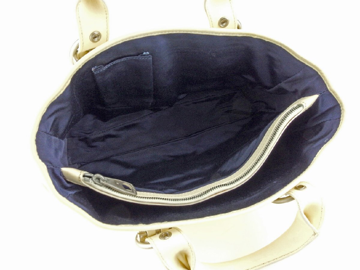 セリーヌ CELINE ハンドバッグ ブギーバッグ ベージュ シルバー レディース 中古