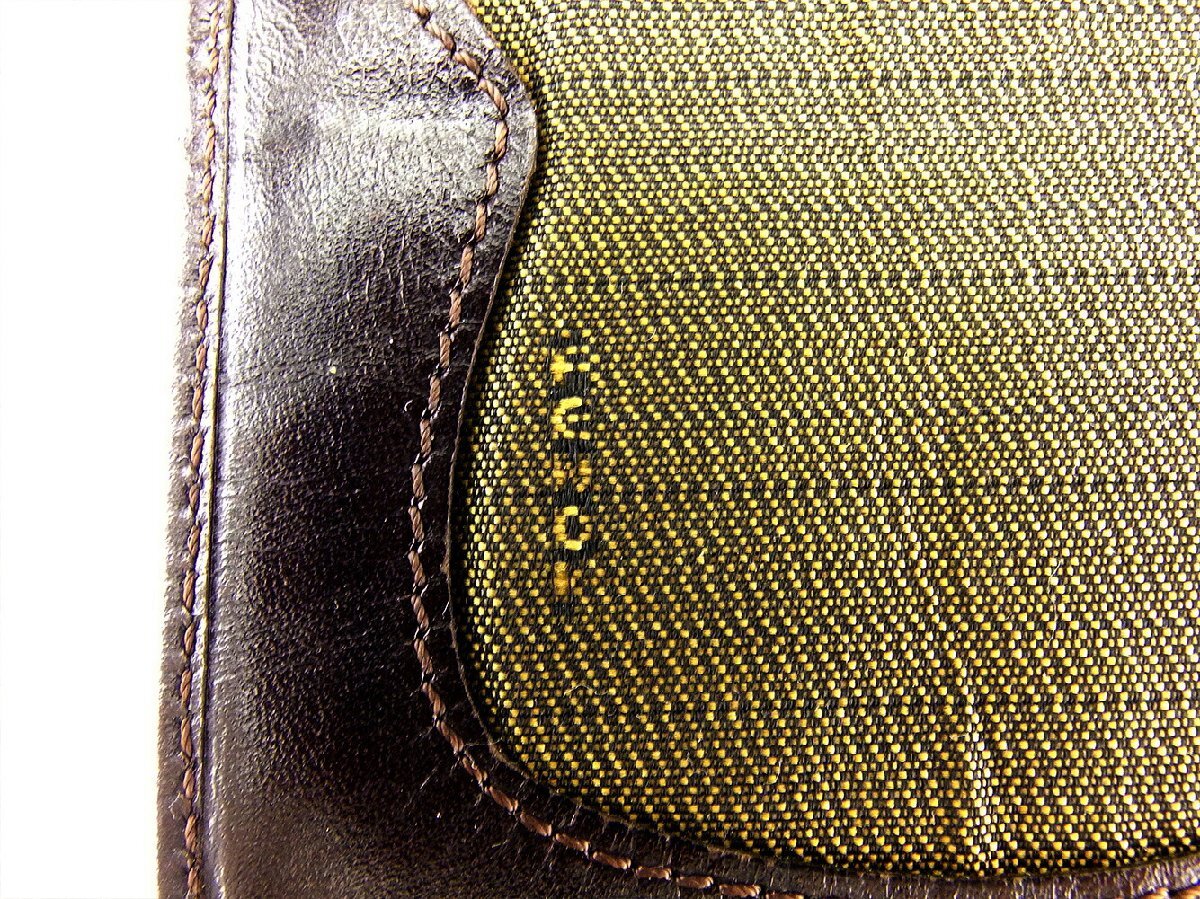 フェンディ FENDI コインケース ズッカ ブラック ベージュ ブラウン レディース 中古_画像7