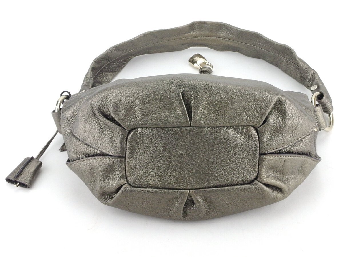 セリーヌ CELINE ハンドバッグ チャコールグレー レディース 中古