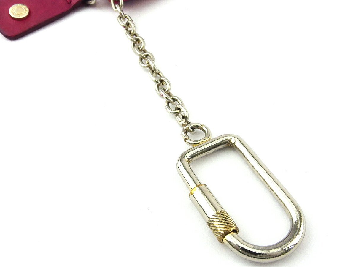 【30%OFFクーポン】ジミーチュウ JIMMY CHOO コインケース スタースタッズ ピンク シルバー ゴールド レディース 中古_画像8