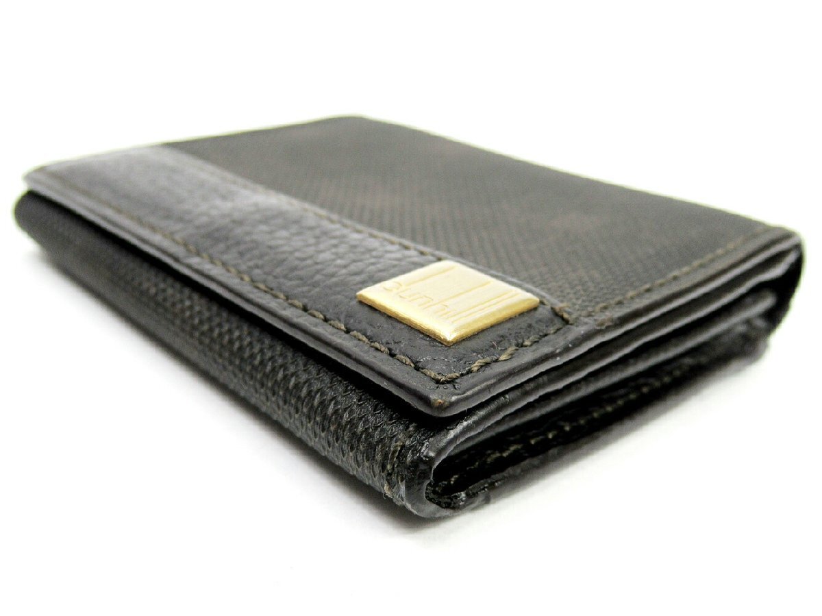 【30%OFFクーポン】ダンヒル Dunhill コインケース ブラウン レディース 中古_画像3