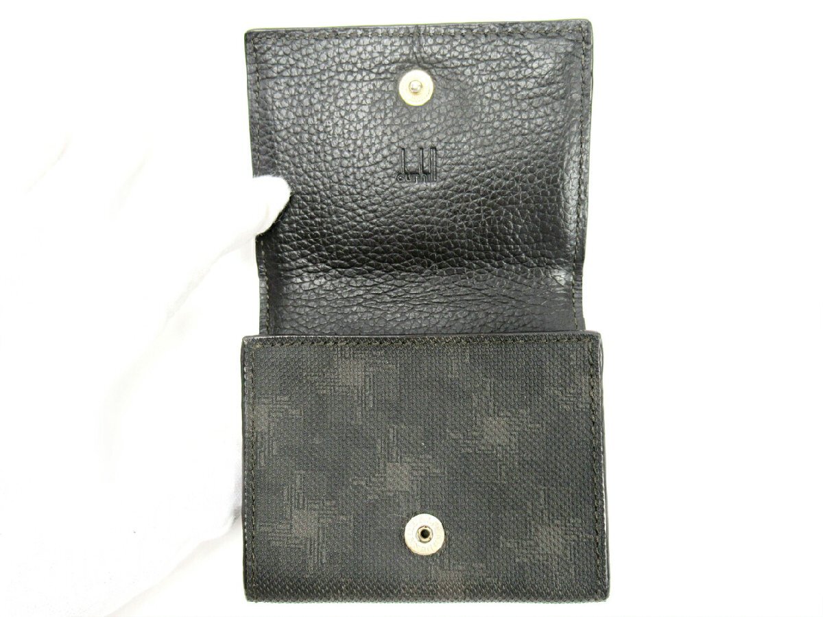 【30%OFFクーポン】ダンヒル Dunhill コインケース ブラウン レディース 中古_画像4