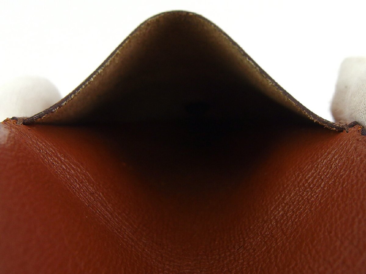 【30%OFFクーポン】ルイ・ヴィトン LOUIS VUITTON コインケース モノグラム ポルトモネグセ ブラウン ベージュ レディース 中古_画像9