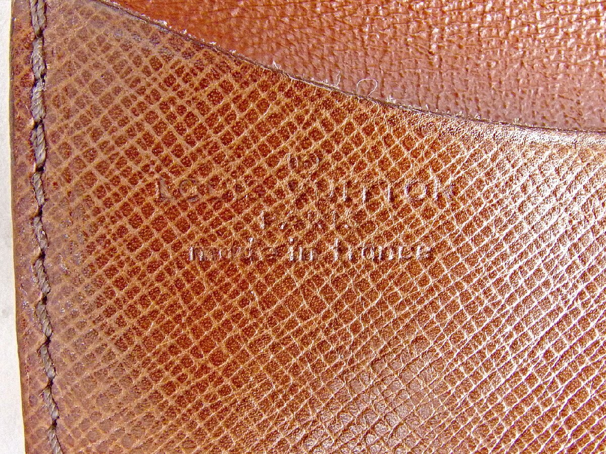 【30%OFFクーポン】ルイ・ヴィトン LOUIS VUITTON コインケース モノグラム /ポルトモネ・グセ ブラウン レディース 中古_画像7