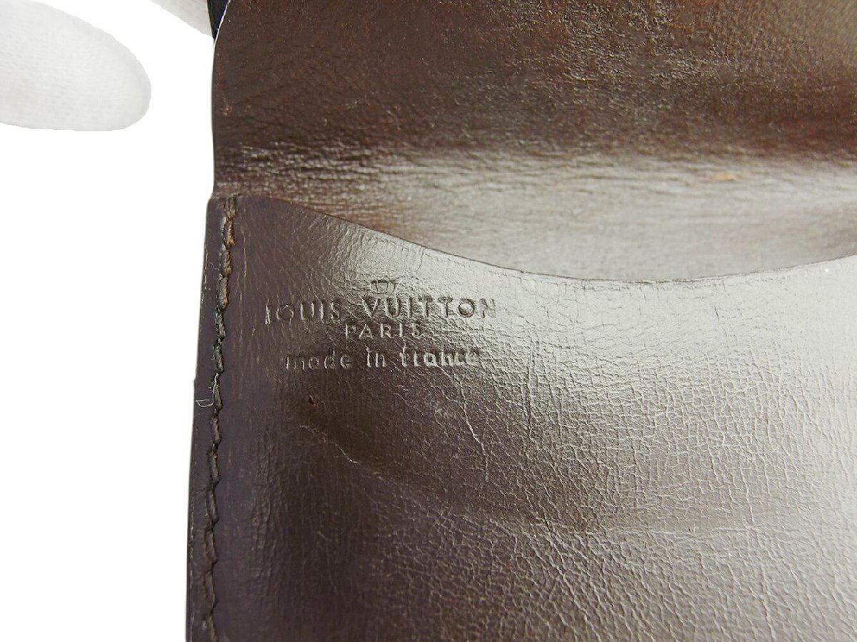 【30%OFFクーポン】ルイ・ヴィトン LOUIS VUITTON コインケース モノグラム ポルトモネグセ ブラウン ベージュ レディース 中古_画像7