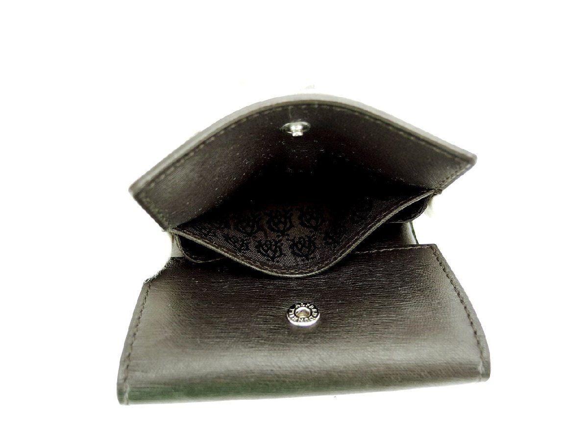 【30%OFFクーポン】ダンヒル Dunhill コインケース サイドカー ブラウン シルバー レディース 中古_画像5