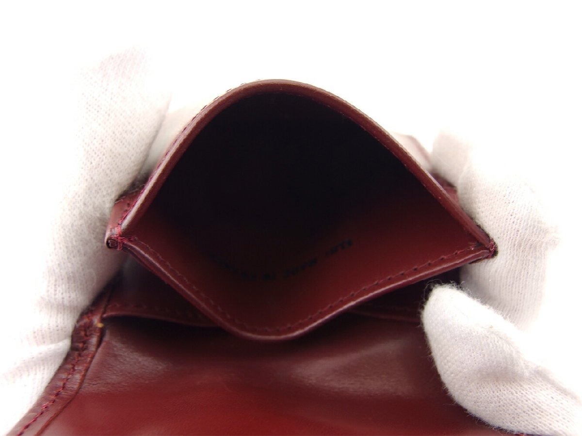【30%OFFクーポン】カルティエ CARTIER コインケース マストライン ボルドー ゴールド レディース 中古_画像5