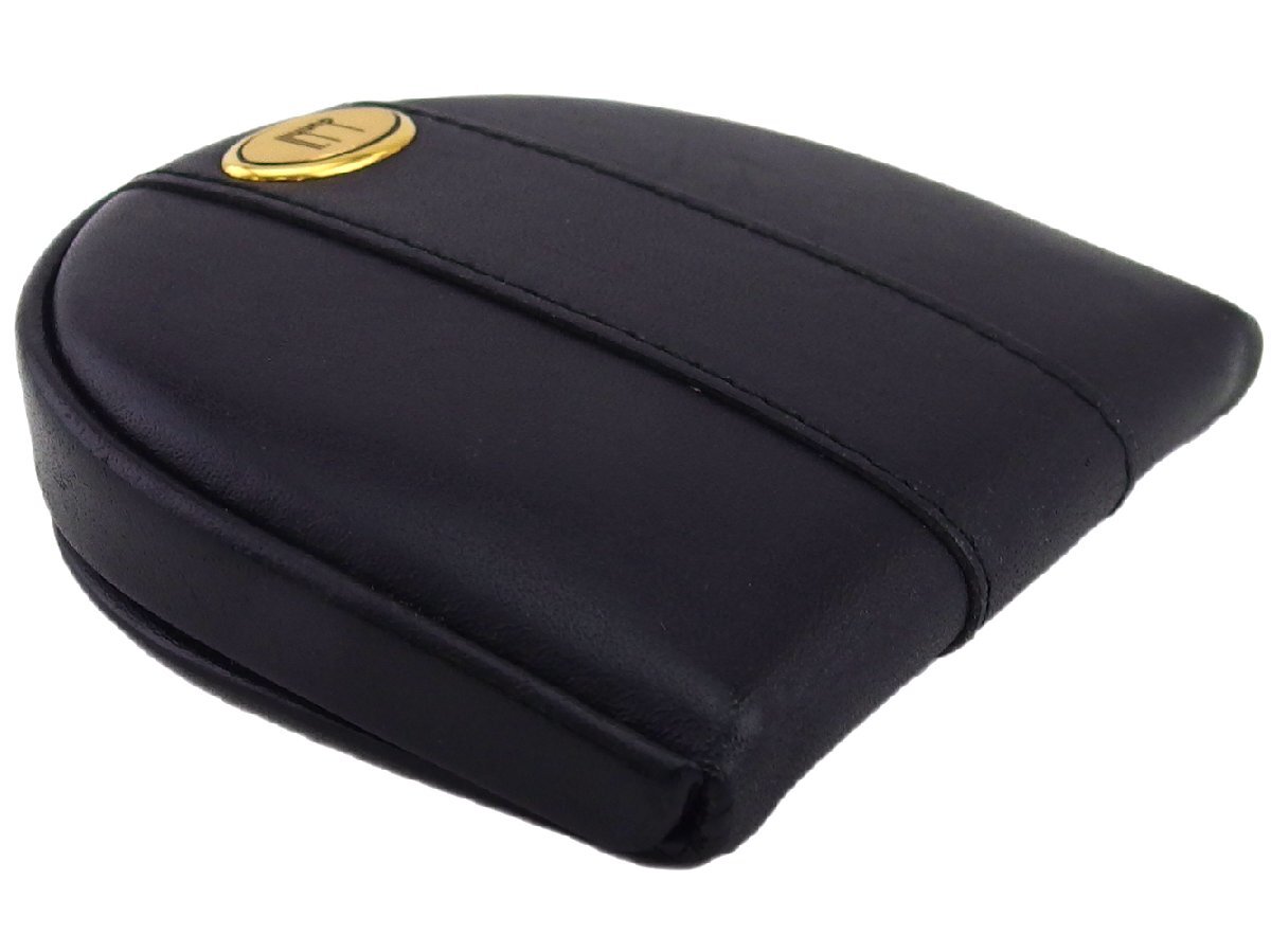 【30%OFFクーポン】ダンヒル Dunhill コインケース オックスフォード 馬蹄型 ロゴプレート ブラック レディース 中古_画像3