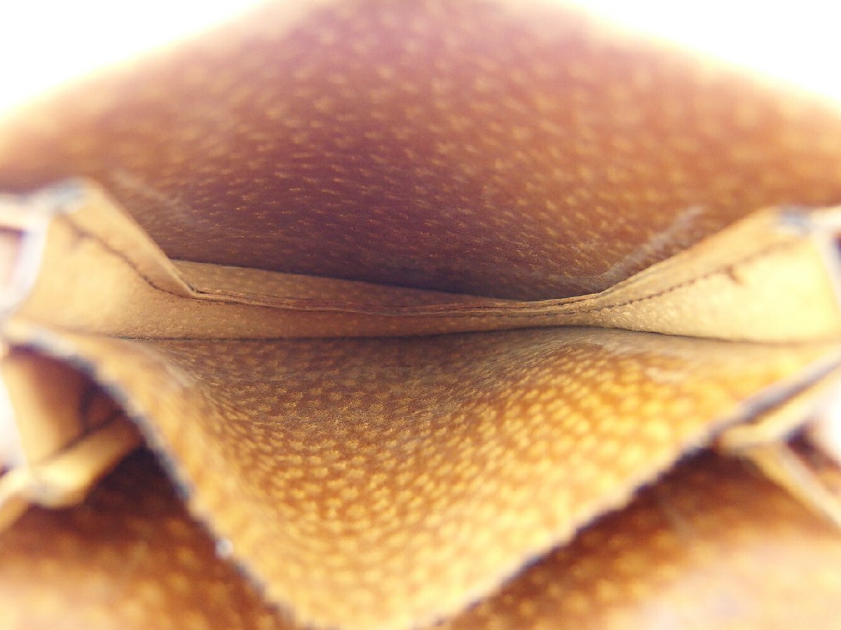 【30%OFFクーポン】ルイ・ヴィトン LOUIS VUITTON コインケース モノグラム ポルトモネグセ ブラウン ベージュ レディース 中古_画像6
