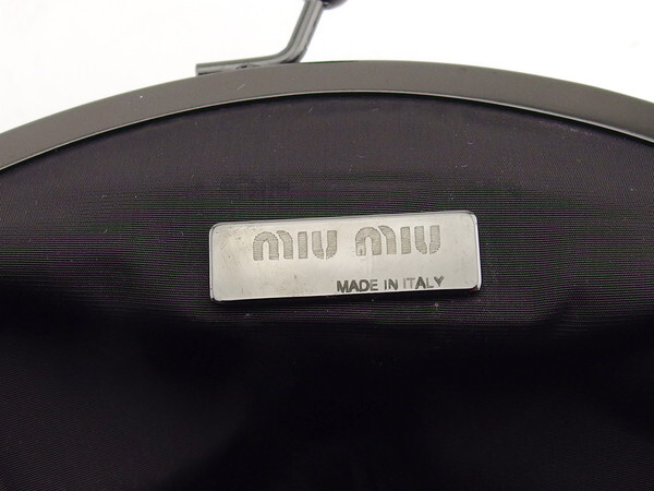 【30%OFFクーポン】ミュウミュウ MIUMIU コインケース ブラウン レディース 中古_画像6