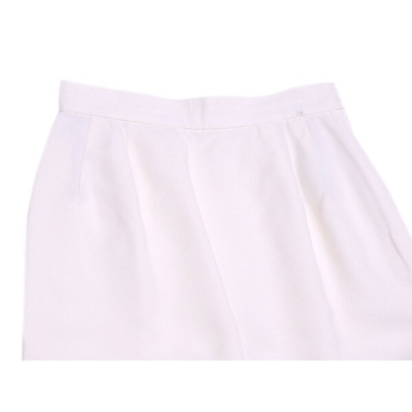 サンローラン SAINT LAURENT スカート タイト ?34サイズ アイボリー レディース 中古