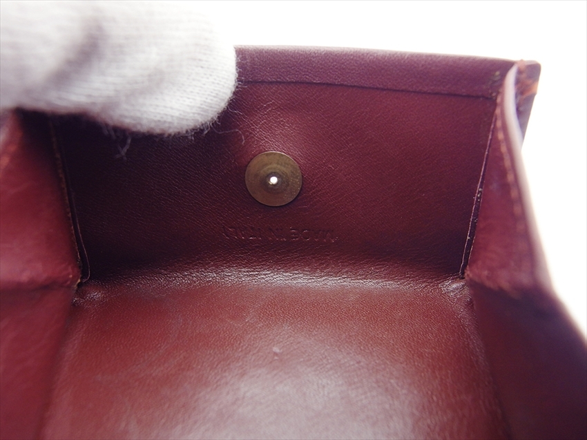 【30%OFFクーポン】カルティエ CARTIER コインケース マストライン ボルドー レディース 中古_画像7