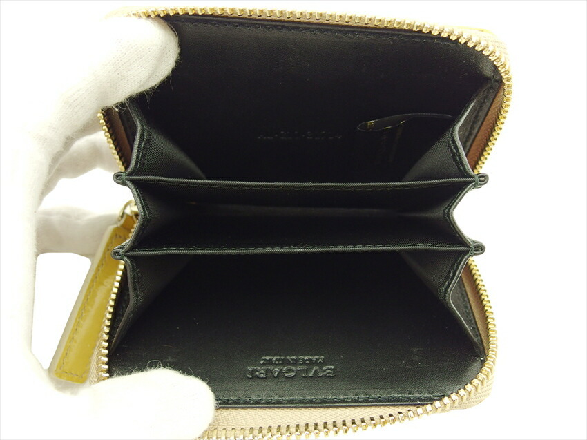 ブルガリ BVLGARI コインケース ソティリオブルガリ ゴールド レディース 中古_画像4