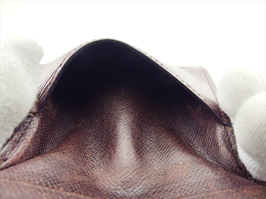 【30%OFFクーポン】ルイ・ヴィトン LOUIS VUITTON コインケース エピ ラドロー モカ レディース 中古_画像6