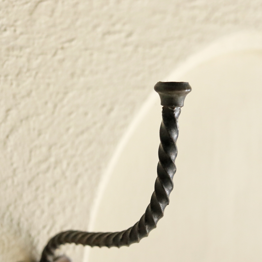 フランス アールヌーボー 1910年代 壁掛け コートフック アイアン フランスアンティーク 鉄製 ハンガー アトリエ アールデコ_画像3